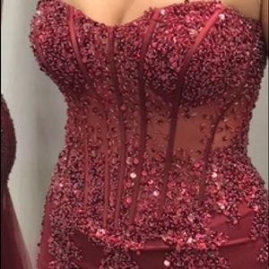 Jovani red dress size 10